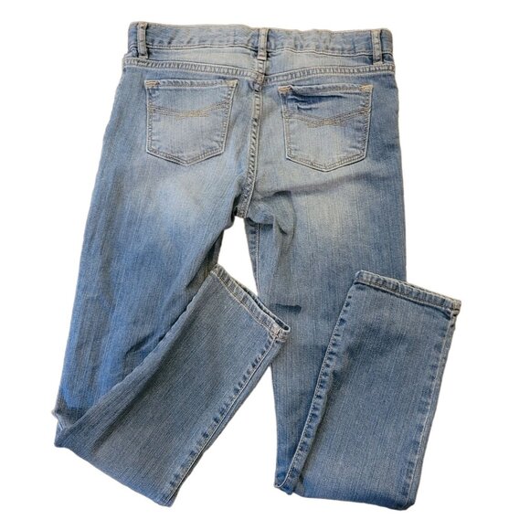 Gap Kids Jeans 1969 Super Skinny Adjustable Waist Distressed Plus Size 10 JJ1672 - Picture 4 of 6